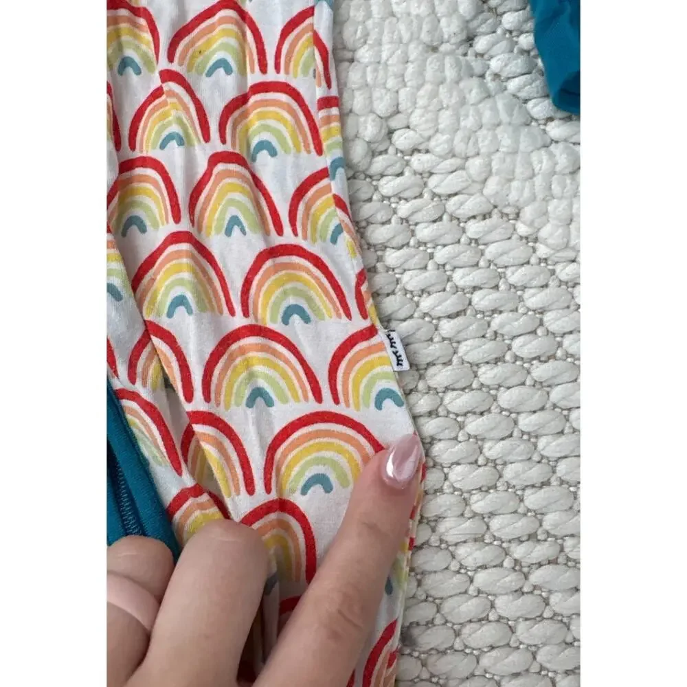 Little Sleepies Boho Rainbow Bamboo Footie Size 18-24 Months